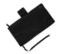 FUNOMOCYA Rallonge de Siège d'Avion pour Garçon et Filles Repose-Pieds de Voyage Portable Noir 79X44 CM Extension de Siège pour Confort Bébé lors de Longs Support Ajustable et Sécurisé