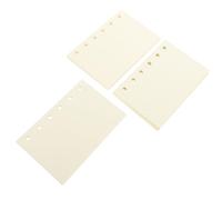 FUNOMOCYA Recharge Papier A7 3 Carnets Perforés 6 Trous pour Agenda Recharges d'Agenda Ligné Quadrillé et Pointillé Lisse pour Planificateur et Cahier Usage Bureau et Scolaire