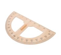 FUNOMOCYA Règle Bois pour Enseignant Rapporteur Géométrique avec Poignée Pratique Outil de Mesure pour Classe Aide Pédagogique pour Compréhension des Angles Support Denseignement
