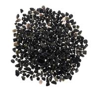 FUNOMOCYA Rochers Décoratifs Noire pour Aquariums de Graviers Élégants Matériau et Surface Lisse pour Décoration Intérieure et Extérieure