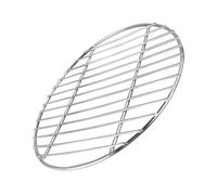 FUNOMOCYA Ronde INOX Réutilisable Maille de Barbecue Pratique pour Camping et Cuisine Métallique Multi Fonctionnelle pour Viande Légumes Poisson et Plus