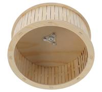 FUNOMOCYA Roue d'exercice Plusieurs Styles en Bois 22cm pour Hamster Silencieuse Roulement Muet pour Petits Animaux comme Chinchilla et Autres Petits Rongeurs Plusieurs Styles