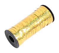FUNOMOCYA Rouleau de Ruban pour Ballons Métallisé Or, Plastique, 100 Yards