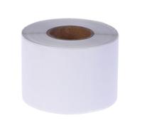 FUNOMOCYA Rouleau D'étiquettes Thermiques Blanches en Papier et Autocollantes Usage Sûr et Difficile à Décoller pour Imprimante Thermique Cuisine Boutique de Thé Lait