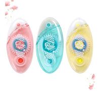 FUNOMOCYA Ruban Adhésif Double Face Extra Large 8 Mm Colle Forte, Dérouleur Pratique pour Scrapbooking et Travaux Manuels, pour Étudiants Couleur Aléatoire