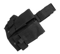 FUNOMOCYA Sacoche de Cuisse Multifonction en Tissu Oxford Noir Réglable Résistante à L’Usure pour Randonnée Vélo et Activités Outdoor Pochette Pratique pour Bouteille D’Eau 1 Pièce