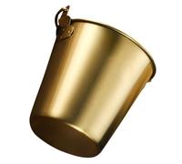 FUNOMOCYA Seau à Frites en Acier Inoxydable 0,7l pour Rangement Pratique de Collations, Polyvalent et Facile à Tenir, pour Fêtes et Restaurants