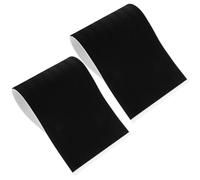 FUNOMOCYA Semelle Adhésive Ondulée 2 Pièces pour Semelles de Chaussures Sport Noires Antidérapantes et Résistantes à L'usure