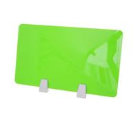 FUNOMOCYA Séparateur de Bureau Acrylique avec Pince Panneau de Partition de Table Vert Écran de Séparation pour Espace de Travail Facile à Installer des Distractions