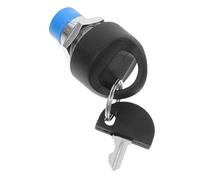 FUNOMOCYA Serrure Allumage Noire pour Scooter de Mobilité Clé de Remplacement Abs Alliage Facile à Utiliser pour Personnes Âgées Compatible Pride Elderly Scooter et