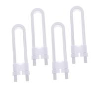 FUNOMOCYA Serrure Armoire Garçon Fille U Forme Réglable sans Perçage Lot pour Sécurité Portes Placard Garçon Fille Bloque Porte sans Trace Compatible Poignées Jusquà