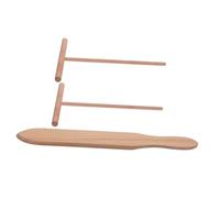 FUNOMOCYA Set de Outils de Crêpe Spatule et Étaleur pour Crêpes Ustensiles de Cuisine Domestique pour Pancakes Bords Fins pour Facile et Prise Confortable