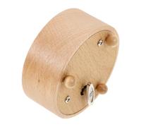 FUNOMOCYA Socle Rond en Bois de Hêtre 75 CM pour Boîte à Musique Soi-Même Base Non Rotative Accessoire de Pièces de Boîte à Musique DIY Plateforme Stable pour Création Artisanale