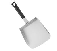 FUNOMOCYA Spatule en Acier Inoxydable à Surface Lisse et Design Ergonomique, Facile à Nettoyer, pour Bars et Supermarchés, Pelle Alimentaire pour Pizza et Frites