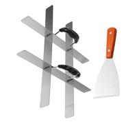 FUNOMOCYA Stainless Steel Cake Divider With Handles Portion Marker And Pizza Shovel For Equal Cake Tiramisu Pastry Serving Easy-clean Baking Tool
