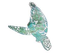 FUNOMOCYA Statue Décorative Tortue Ornement Mural Créatif Pour Maison Et Jardin Décoration Animalière Réaliste Unique Pour Amoureux Animaux