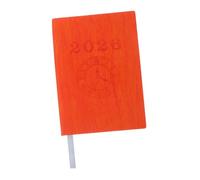 FUNOMOCYA Study Planner Notebook Orange Academic Daily Agenda Organizer With Lined To Do List And Task Checklist For Work And Study