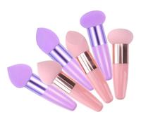FUNOMOCYA Stylo de Maquillage Multifonction 6 Pièces en Latex pour Usage Humide et Sec, Accessoires Cosmétiques pour Camoufler Imperfections et Appliquer Poudre et Crème