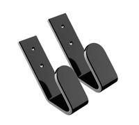 FUNOMOCYA Support Mural pour Clavier Acrylique 2 Pièces Étagère Murale de Rangement pour Clavier Mécanique Compatible Gain de Place Bureau Noir pour Gamers et Usage Bureau