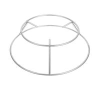 FUNOMOCYA Support Rond Acier Inoxydable pour Cuisson Extérieur Support Portable Multifonctionnel pour Casseroles et Ustensiles de Cuisine pour Camping et Feux de Camp