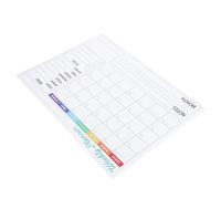 FUNOMOCYA Tableau Calendrier Mensuel Magnétique Effaçable à Sec Autocollant PVC Réutilisable Étanche pour Réfrigérateur Planificateur Adhésif Polyvalent pour Organisation Murale et Bureau