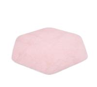 FUNOMOCYA Tapis de Tente Hexagonal pour Garçon et Filles Tapis Moelleux en Velours Rose Coussin D’éveil Sécuritaire et Écologique pour Chambre D’garçon et Filles pour Bébé et Salle de Jeux