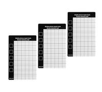 FUNOMOCYA Tapis Magnétique de Réparation Mat Multifonction 3 Pièces pour Téléphone Support pour Petites Vis en Matériau Magnétique Noir, pour Réparation Électronique et Bricolage