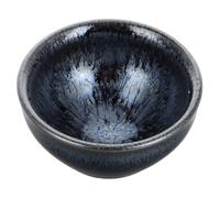 FUNOMOCYA Tasse à Thé Jian Zhan Grosse Taille en Céramique Massive Style Vintage pour Dégustation de Thé Kung Fu Chinois Récipient Traditionnel Unique pour Maison et Bureau Lisse