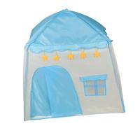 FUNOMOCYA Tente Garçon Fille Pliable Château Prince et Princesse Bleu Maison de Jeu Intérieure pour Garçon Fille Respirant et Résistant Facile à Monter Espace de Jeu et Sieste