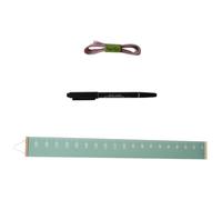 FUNOMOCYA Toise de Croissance Murale Garçon Fille Suspendue Toile Scandinave Stylo Décoration Chambre Garçon Fille Mesure Hauteur et Croissance Pratique