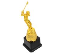 FUNOMOCYA Trophée de Billard en Plastique Doré Grand Format Statuette 3D Joueur Coupe de Récompense pour Tournois et Compétitions de Snooker Trophée de Compétition Pool Réutilisable