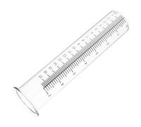 FUNOMOCYA Tube à Essai De Jauge De Pluie Pluviomètre Décoratif D'extérieur Cylindre Mesures Tube De Remplacement Pluviomètre Jauge Extérieure Forme Verre à Haute Teneur en Borosilicate