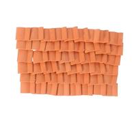 FUNOMOCYA Tuiles de Toit Miniatures 50 Pcs pour Maquettes 1:16, Décoration Table de Sable, Construction Maison de Poupée, Modèles DIY, Petites Tuiles Réalistes pour Micro-paysages