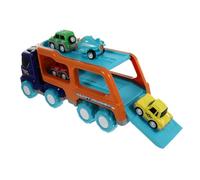 FUNOMOCYA Voiture à Rappel Cartoon Éducative pour Garçon Fille Camion Ingénierie Bleu avec Cabine Détachable et Facile à Jouer pour Garçon Fille Curieux