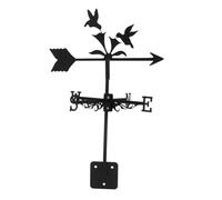 FUNOMOCYA Wind Direction Indicator Garden Decoration Weather Vane Outdoor Roof Ornament with Hummingbird Design Resistant to Harsh Weather and Breakage