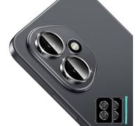Funrae Caméra Arrière Protecteur pour Honor 400 5G, Anneau de Lentille en Métal Film Protection Caméra Écran Protecteur et Vitre 9H HD Ultra Résistant Verre Trempé- Noir