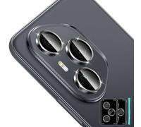 Funrae Caméra Arrière Protecteur pour Honor 400 Pro 5G, Anneau de Lentille en Métal Film Protection Caméra Écran Protecteur et Vitre 9H HD Ultra Résistant Verre Trempé- Noir