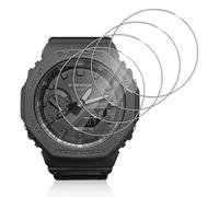 Funrae Protecteur d'écran Compatible avec Casio G-Shock GA-B2100 /GA-B2100, 2.5D 9H HD Protecteur d'écran de Protection en Verre trempé Anti-Bulle Anti-Rayures Film de Verre [4 pièces]