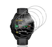 Funrae Protecteur d'écran Compatible avec Garmin Forerunner 165, 2.5D 9H HD Protecteur d'écran de Protection en Verre trempé Anti-Bulle Anti-Rayures Film de Verre [4 pièces]