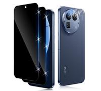 Funrae Verre Trempé Anti-Espion pour Realme GT 8 GT8 Pro avec Caméra Arrière Protecteur [2+2 Pcs], Protection Objectif Caméra pour Tout Coque，Dureté 9H HD Glass Anti-Spy Protection d’écran