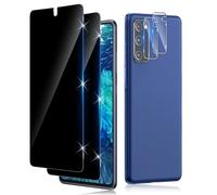 Funrae Verre Trempé Anti-Espion pour Samsung Galaxy S20 FE 4G/5G avec Caméra Arrière Protecteur [2+2 Pcs], Protection Objectif Caméra pour Tout Coque，Dureté 9H HD Glass Anti-Spy Protection d’écran