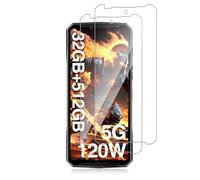 Funrae Verre Trempé pour DOOGEE DK10 5G [2 pièces], Protection écran [9H Dureté] Film Vitre en Trempé, Sans Bulle, Anti Rayures, 0.33MM HD Transparente Vitre Trempé