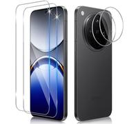 Funrae Verre Trempé pour Oppo Find X8 5G avec Caméra Arrière Protecteur [2+2 Pièces], Dureté 9H [Sans Bulles] [Ultra HD] Ultra Résistant Film Vitre Trempé Protection écran [Transparente]