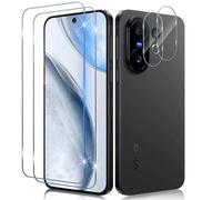 Funrae Verre Trempé pour VIVO X200 FE avec Caméra Arrière Protecteur[2+2 PCS], Dureté 9H [Sans Bulles] [Ultra HD] Ultra Résistant Film Vitre Trempé Protection écran [Transparente]