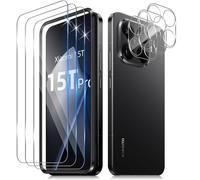 Funrae Verre Trempé pour Xiaomi Mi 17T Pro/15T Pro 5G avec Caméra Arrière Protecteur[3+3 PCS], Dureté 9H [Sans Bulles] [Ultra HD] Ultra Résistant Film Vitre Trempé Protection écran [Transparente]