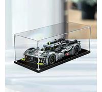 Funshake Teca pour Lego 42156 Technic Peugeot 9X8 24H Le Mans Hybrid Hypercar, à l'épreuve de la poussière, vitrine en acrylique plexiglas acrylique affichage case (non inclus)