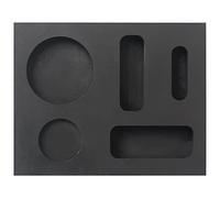 Funshowcase 5 cavité Moulage Bijoux Graphite lingot Fonderie pièce de monnaie Moule Crucible pour faire fondre Raffinage Scrap en métal précieux en verre
