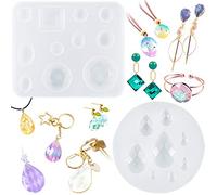 Funshowcase Assorted Cabochon Gemstone Pastry Silicone Mold for Cake Decoration, Cupcake Topper, Polymer Clay, Crafting, Resin Epoxy, Jewelry Making by FUNSHOWCASE