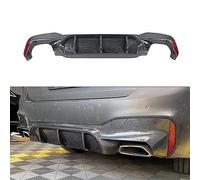 FUNSIE Becquet De Diffuseur Pare-Chocs Arrière pour BMW 5 Series G30 G38 2017-2020, Protecteur de Becquet de Lèvre de Pare-Chocs Diffuseur Lèvre Arrière