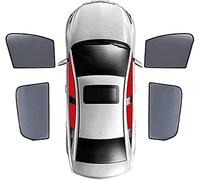 FUNSIE Pare Soleil Voiture pour Skoda Karoq 2018-2024, Anti-UV Protection Solaire Visières de vitres Avant et arrière Accessoires,C/4pcs-doors-window